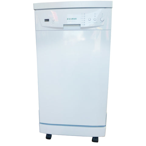 SOLOROCK 18" White Portable Dishwasher